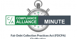 Fair Debt Collection Practices Act Clarification